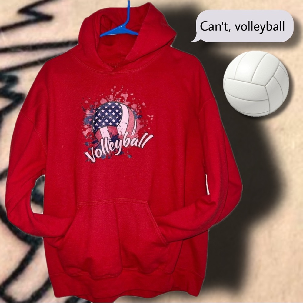 American Volleyball Women Hoodie